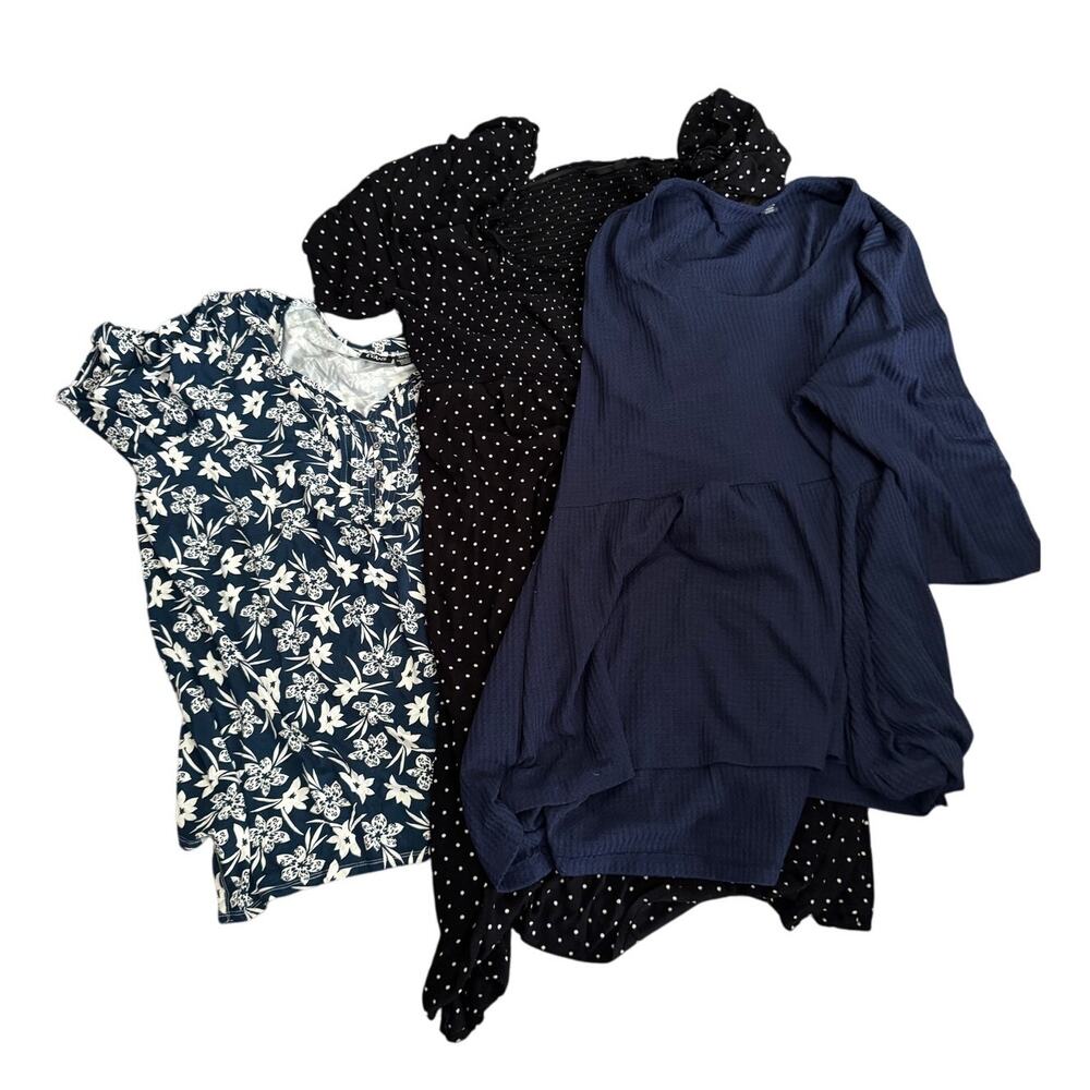 Lot Of 3 Evans Womens Plus Sz‎ 30/32 Dress And Tops